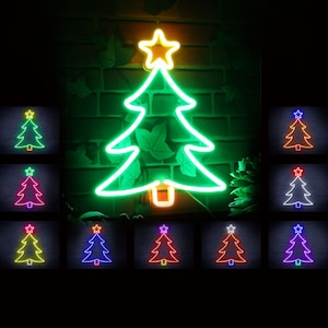 Christmas Tree and Star Flex Silicone LED Neon Sign st16-fnu0136
