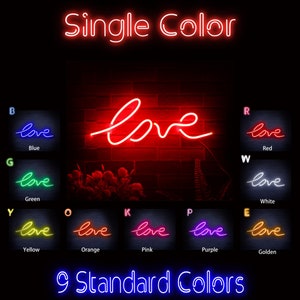 love Decoration Flex Silicone LED Neon Sign st16-fnu0202 image 3