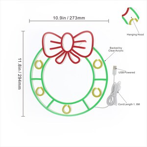 Christmas Holly Decoration Flex Silicone LED Neon Sign st16-fnu0116 image 9