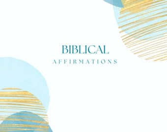 Biblical Affirmations Journal, Meditation Journal, Guided Journal, Manifestation Journal