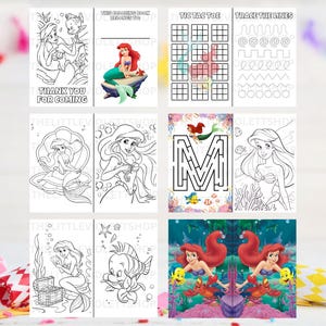 Mermaid Coloring Book | Under the Sea Printable Pages | Ocean Fantasy Coloring Sheets for Kids & Adults | Instant Download