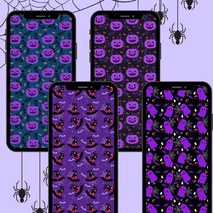Purple Halloween Wallpaper, Funny Halloween Graphics Wallpaper, Beautiful Dark Fantasy Wallpaper, Spooky Season Wallpaper, Sorcery Wallpaper