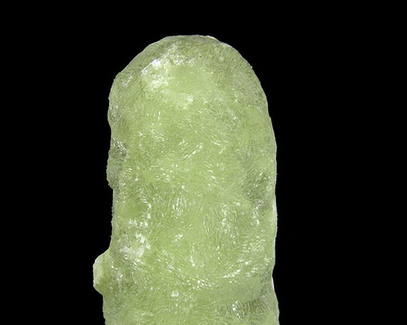 Prehnite finger cast after Anhydrite / Locality - Prospect Park Quarry, Prospect Park, Passaic County, New Jersey
