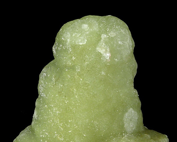 Prehnite finger cast after Anhydrite / Locality - Prospect Park Quarry, Prospect Park, Passaic County, New Jersey