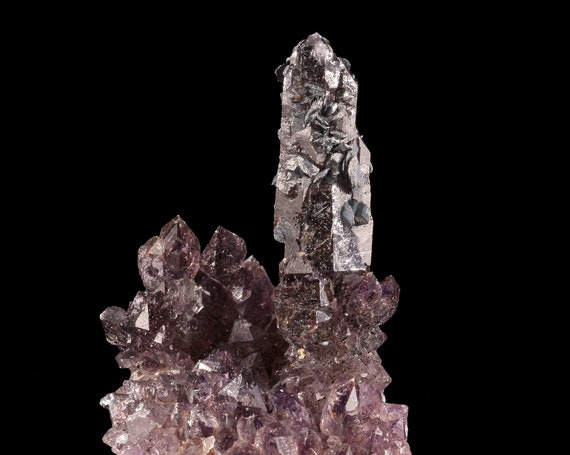 Amethyst with Goethite / Hematite - Rubeho Mountains, Kilosa District, Morogoro Region, Tanzania