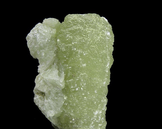 Prehnite finger cast after Anhydrite / Locality - Prospect Park Quarry, Prospect Park, Passaic County, New Jersey