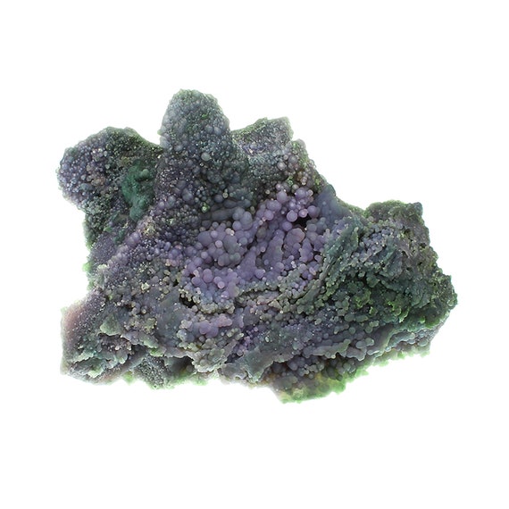 Quartz / (var. - "Chalcedony") / (var. - "Agate") / ("Grape Chalcedony / Grape Agate") with Celadonite / Locality - Sulawesi, Indonesia