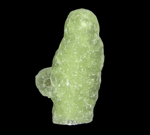 Prehnite finger cast after Anhydrite / Locality - Prospect Park Quarry, Prospect Park, Passaic County, New Jersey