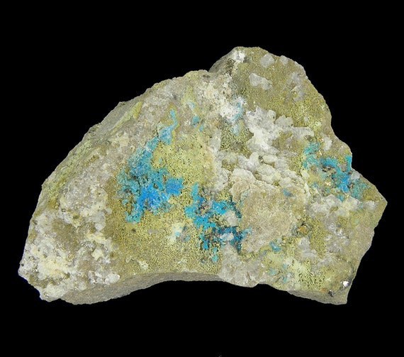 Augelite with Chalcanthite / Locality - Machacamarca Mine, Colavi, Saavedra Province, Potosi Department, Bolivia