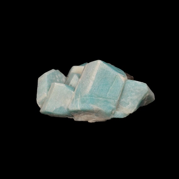 Microcline (variety "Amazonite") ("striped" crystals) / Locality - Lake George Area, Park County, Colorado