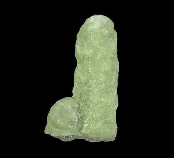 Prehnite finger cast after Anhydrite / Locality - Prospect Park Quarry, Prospect Park, Passaic County, New Jersey