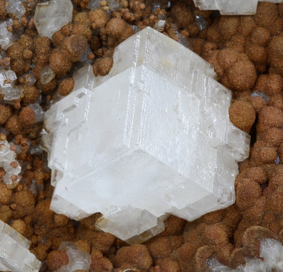 Calcite with Siderite / Locality - Billy Creek Wildlife Refuge, Ouray County, Colorado