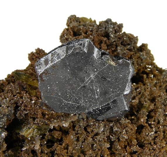 Bournonite on Quartz / Locality - Viboras Mine, Machacamarca, Potosi Department, Bolivia