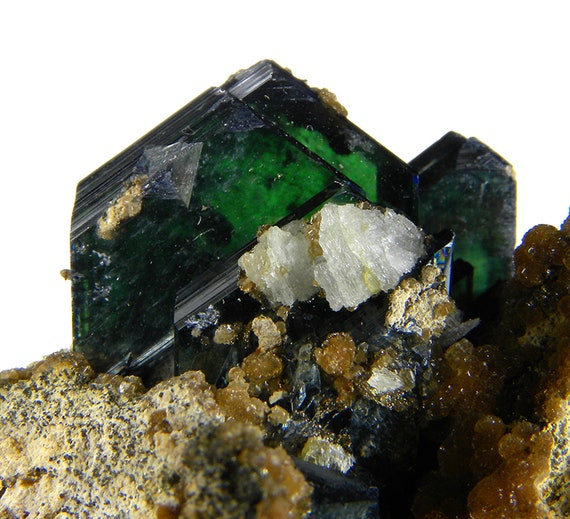 Vivianite with Childrenite and Paravauxite / Locality - Siglo XX Mine (Siglo Veinte Mine), Potosi Department, Bolivia