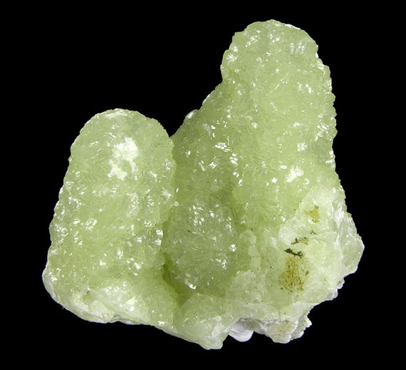 Prehnite finger cast after Anhydrite / Locality - Prospect Park Quarry, Prospect Park, Passaic County, New Jersey