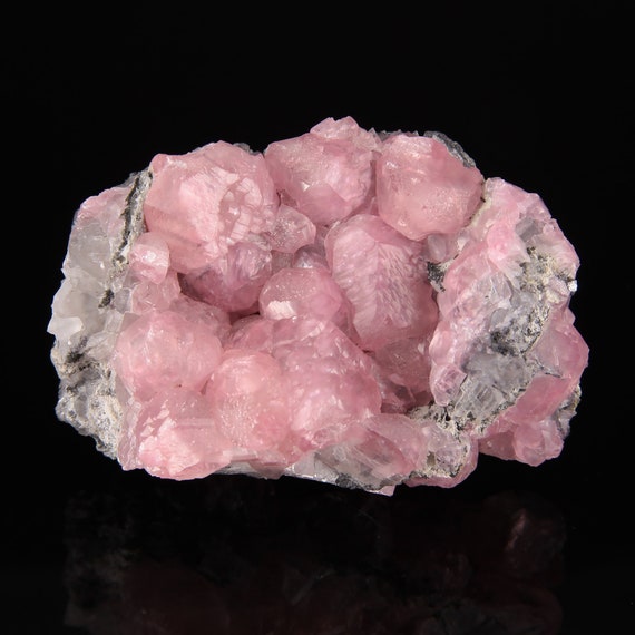 Classic intense pink cobalt-bearing Smithsonite – Tsumeb Mine, Namibia