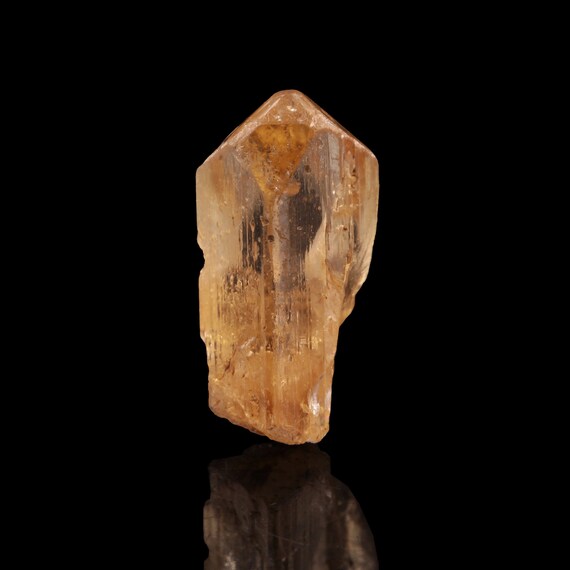 Danburite (fine sharp GEM crystal) - Sakangyi, Kyauk-Pyat-That, Mogok Township, Pyin-Oo-Lwin District, Mandalay Region, Myanmar (Burma)