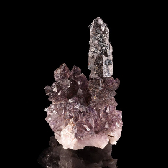 Amethyst with Goethite / Hematite - Rubeho Mountains, Kilosa District, Morogoro Region, Tanzania