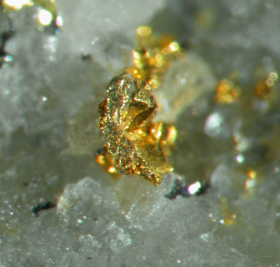 Gold in Quartz / Locality - Sunnyside Mine, near Gladstone, Eureka District, San Juan County, Colorado