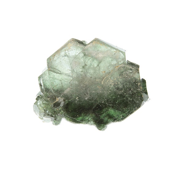 Fluorapatite with Actinolite (var: "Byssolite") inclusions / Locality - Ganadao (Gandahab), Federally Administered Tribal Areas, Pakistan