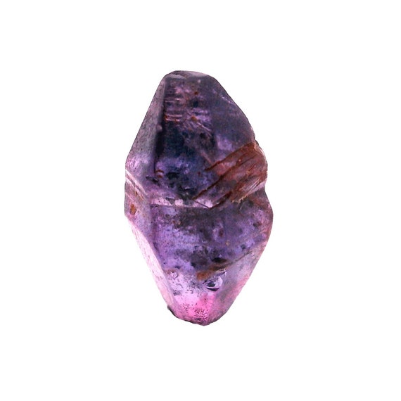 Corundum (var: Sapphire) (doubly-terminated "floater" crystal) - Ratnapura, Sri Lanka