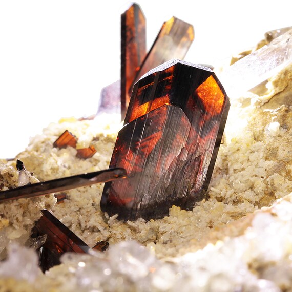 Brookite with Quartz / Locality - Kharan District, Balochistan, Pakistan