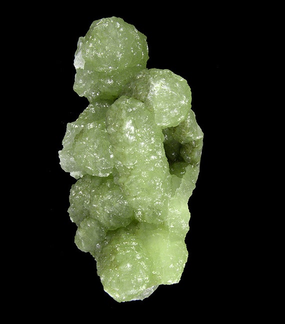 Prehnite finger cast after Anhydrite / Locality - Prospect Park Quarry, Prospect Park, Passaic County, New Jersey