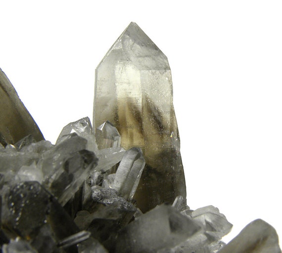 Quartz / (var: “Smoky”) / (“phantom” group) / Locality - Tanapaca Mine (Mocoya Mine), Mocoya, Loayza Province, La Paz Department, Bolivia