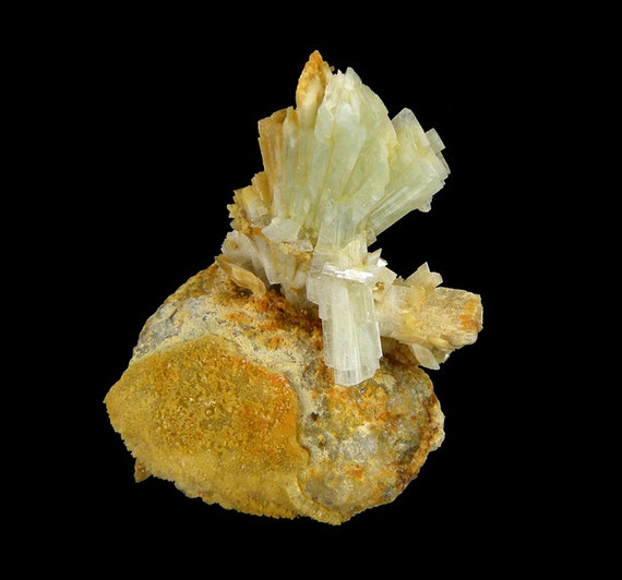 Paravauxite with Sigloite / Locality - Siglo XX Mine (Siglo Veinte Mine), Potosi Department, Bolivia (Type Locality for both species)