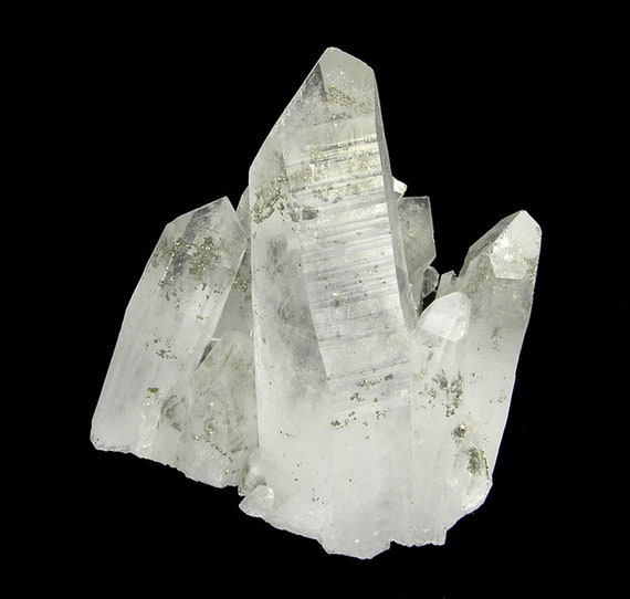 Quartz with Pyrite “phantoms” / Locality - Septemvri Mine (Deveti Septemvri Mine), Madan ore field, Rhodope Mts, Smolyan Oblast, Bulgaria