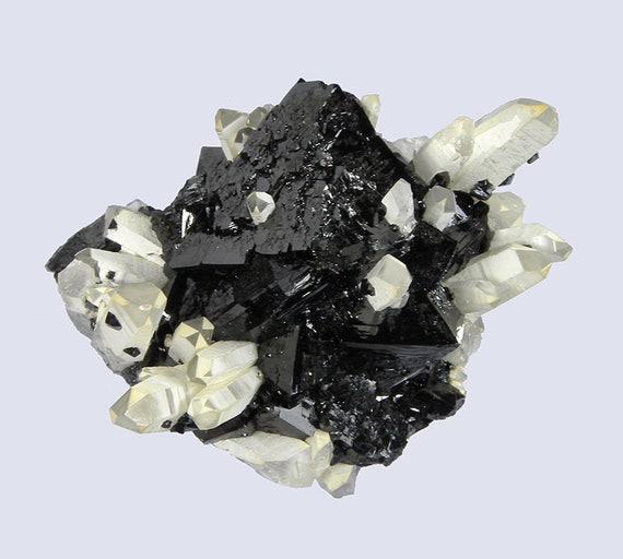 Cassiterite with Quartz / Locality - Huanuni mine, Huanuni, Dalence Province, Oruro Department, Bolivia