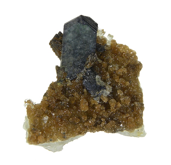 Vivianite with Childrenite and Paravauxite / Locality - Siglo XX Mine (Siglo Veinte Mine), Llallagua, Potosi Department, Bolivia