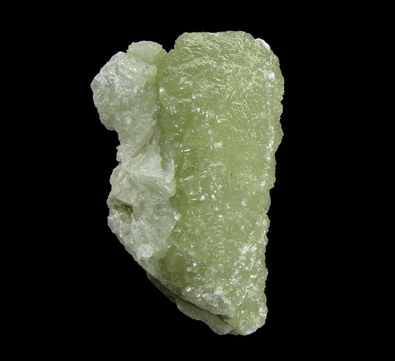 Prehnite finger cast after Anhydrite / Locality - Prospect Park Quarry, Prospect Park, Passaic County, New Jersey