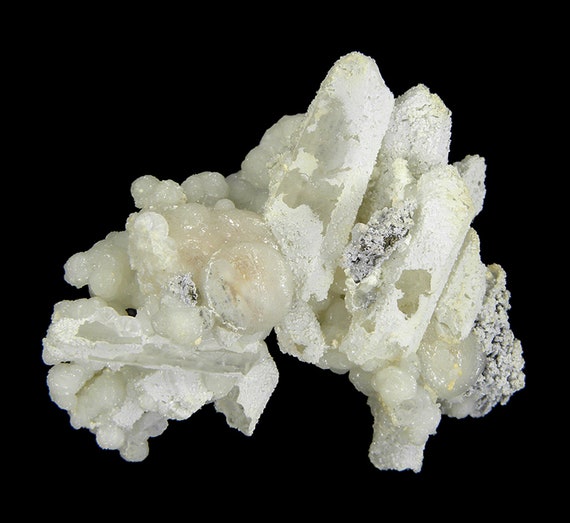 Wavellite with Quartz / Locality - Siglo XX Mine (Siglo Veinte Mine), Llallagua, Bustillo Province, Potosi Department, Bolivia