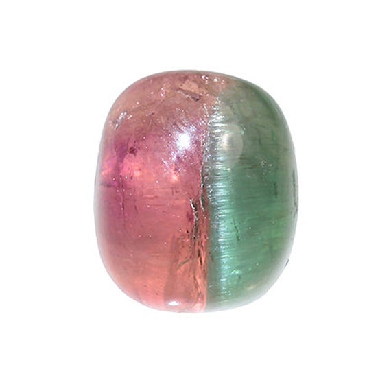 Tourmaline (bi-color cat's eye) 6.09 ct / Brazil