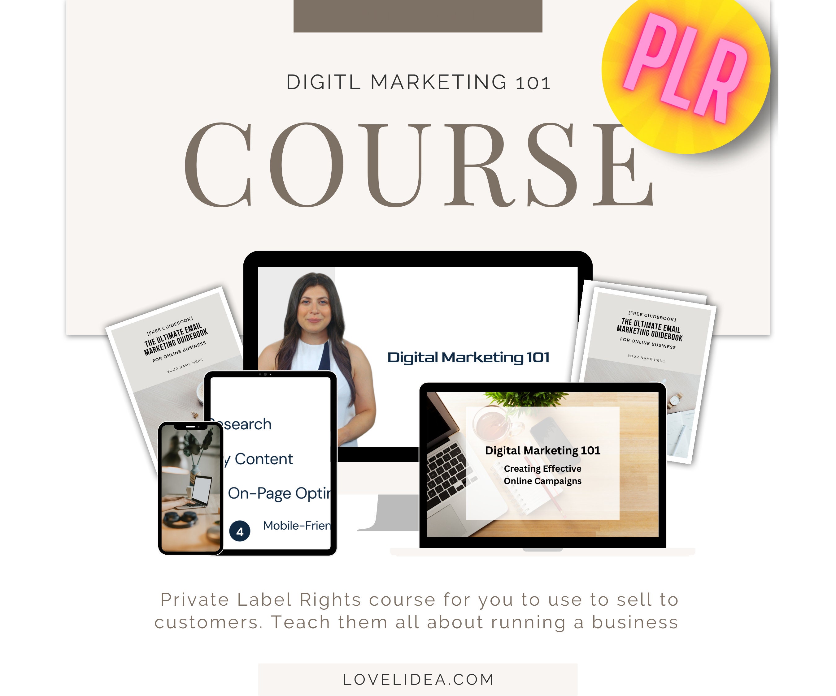 PLR Digital Marketing 101 Course Etsy PLR Digital Marketing 101 Course Etsy