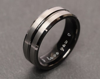 Mens ring, Rings for men, Personalized Promise ring for men, Gift for boyfriend, Promise ring for him, promise ring for him, Custom Men Ring