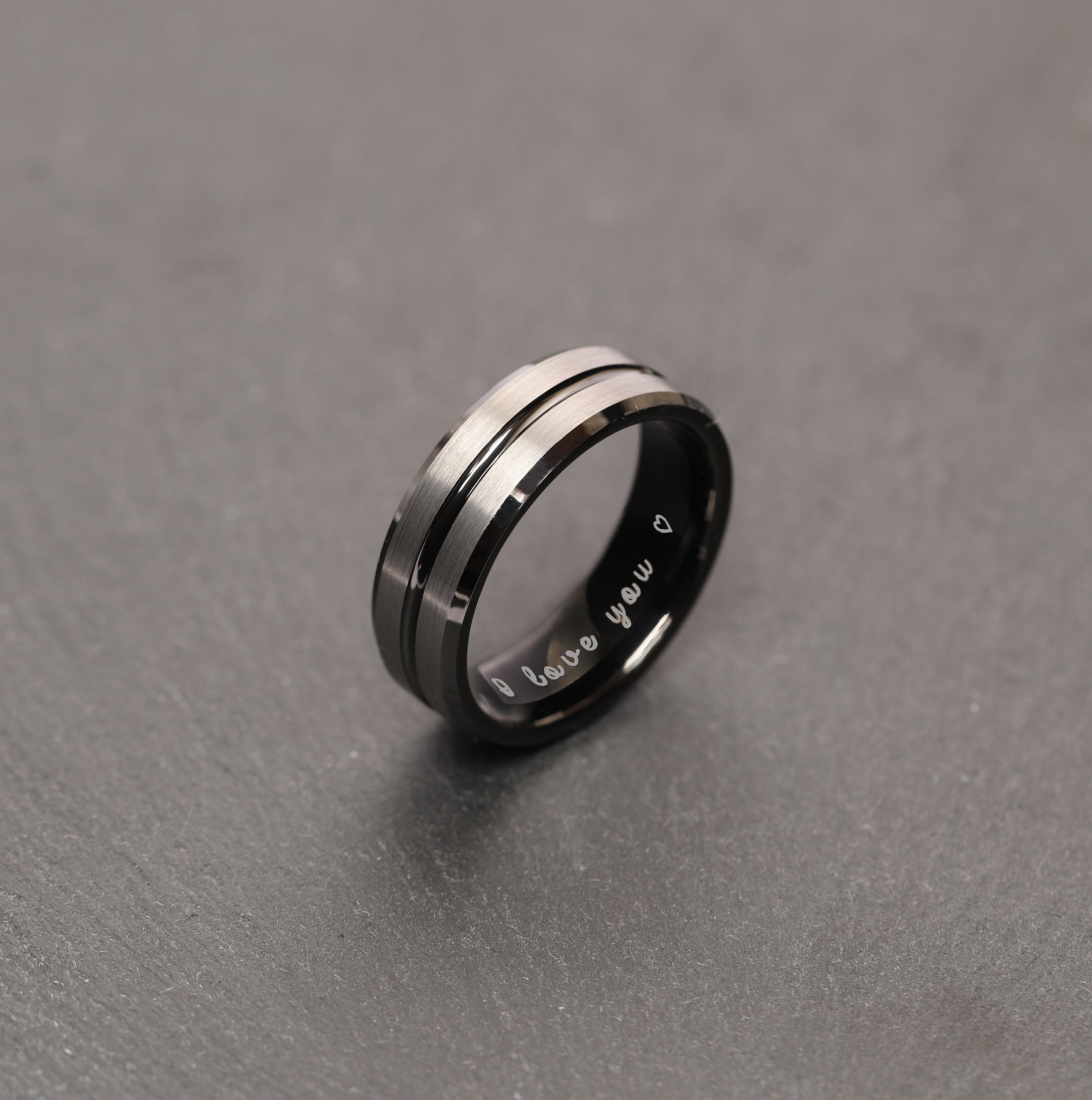 Classic Plain Gold Couple Ring Band / Men Promise Ring – Cenora Jewellery