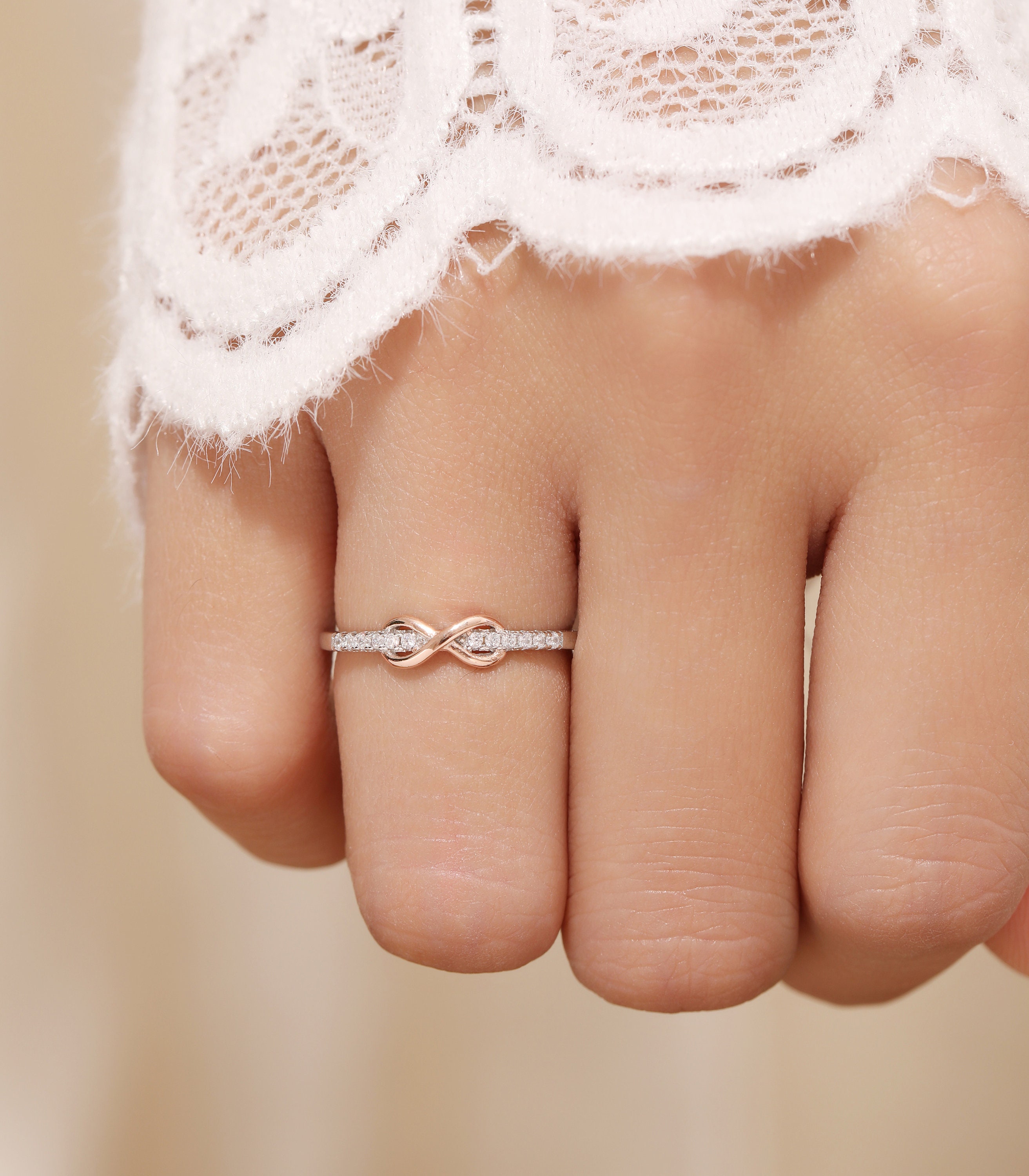 Bague damour sans fin Bague assortie Bague a bande infinie delicate Bague en argent sterling 925 Cadeau de meilleur ami Cadeau pour ami Cadeau danniversaire Etsy France