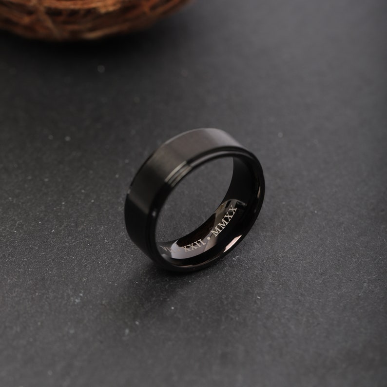 Personalized Ring for Men Promise Ring for Him Boyfriend Etsy
