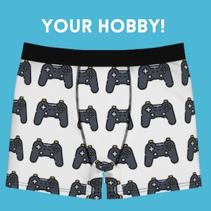 CUSTOM BOXER SHORTS - cute gift for boyfriend funny boxer shorts - custom boxer shorts for men - personalized christmas gift for boyfriend