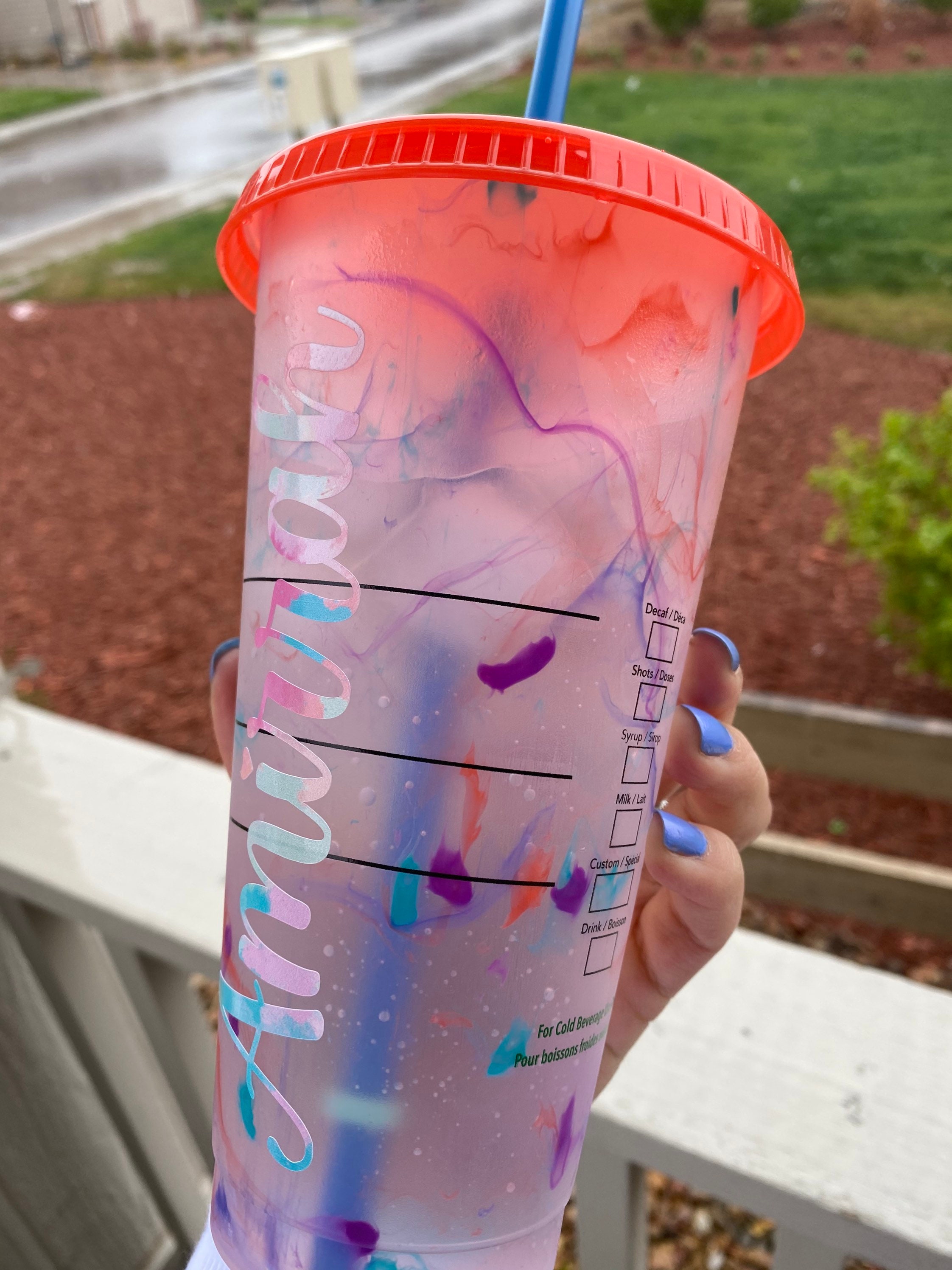Color Changing Summer Drink Cup * sparkle living blog