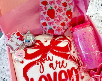 Galentines Day Gift Box, Valentine Day Gift Basket, Valentine's Day Gift for Her, Valentine Package, Gift Box Girlfriend, Gift basket Mom