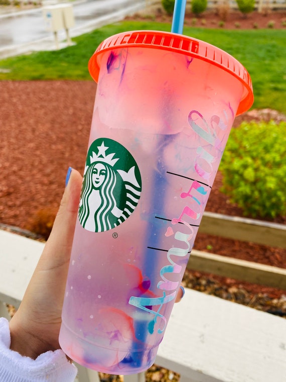 Starbucks Summer 2022 Color Change Venti Cold Cups with Straws