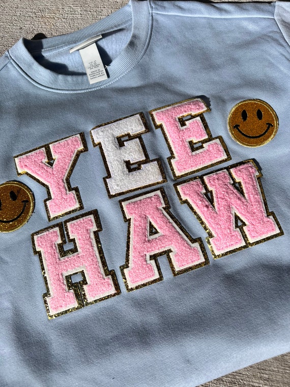 Personalized Chenille Sweatshirt Trendy Sweatshirts Varisty