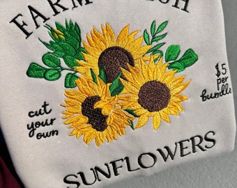 Farm Fresh  Embroidered sweatshirts