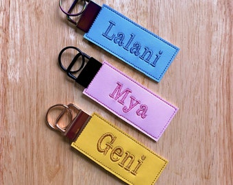 Custom Name Keychain Charm Tag | Backpack Bag Keychain | Personalized Key Fob Keychain