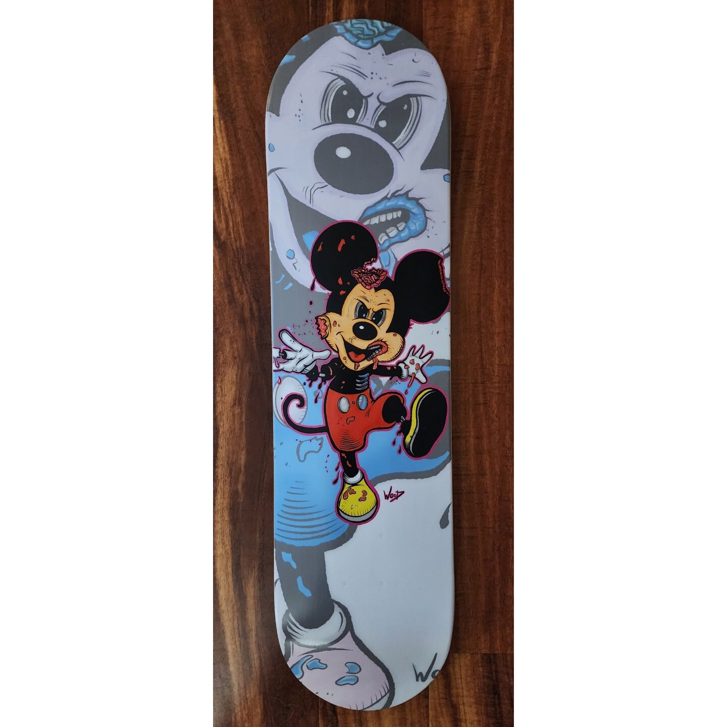 Zombie Mickey Skateboard Deck - Etsy