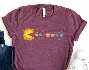 Solar System Shirt, Funny Astronomy Tee, Space Science Gift for Astronomers