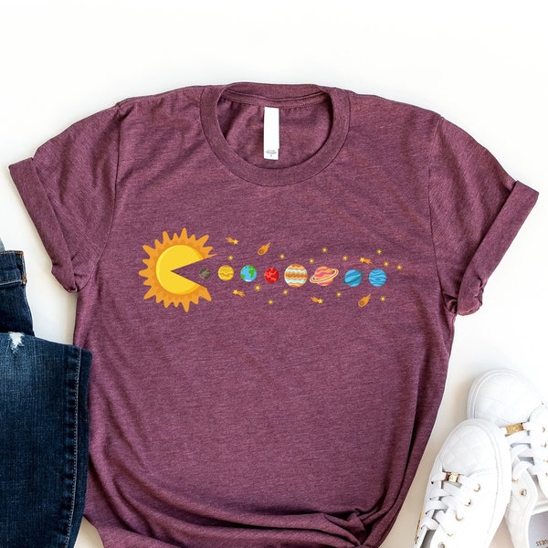 Solar System Shirt, Funny Planet Shirt, Astronomy Shirt, Science Space Shirt, Astronomer Gifts, Universe Shirt, Science Teacher Shirt